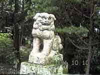 高智神社の狛犬